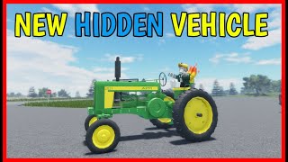 How to get NEW  TRACTOR  HIDDEN VEHICLE in AMERICAN PLAINS MUDDING APM Roblox [upl. by Xel]