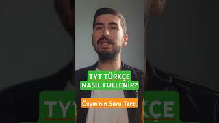 TYT TÜRKÇEYİ FULLE  TYT TÜRKÇE SORU TARZLARI tyt2025 tyttürkçe [upl. by Yhtomiht680]