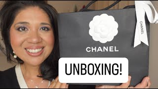 UNBOXING CHANEL I bought my first CHANEL SLG Small Luxury Good SLG  Shopping Luxury in Toronto [upl. by Sutton]