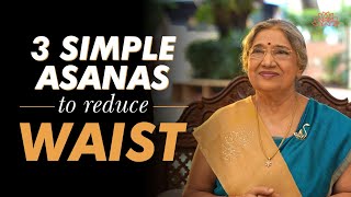 3 Simple Asanas to Reduce Waist  Yoga Guru Hansaji [upl. by Otrebor]