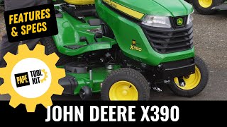 John Deere X390 Riding Lawn Mower Overview [upl. by Nnylcaj]