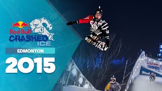 Ice Cross Downhill Takes Over Edmonton 😎  Red Bull Crashed Ice 2015 [upl. by Enirac]