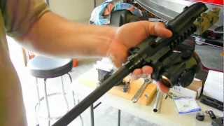 How to Swap your Factory hand guard rail on a MampP 1522 [upl. by Auos389]