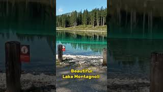 Lake Montagnoli Trentino Italy  Summertime lake travel tourism shorts youtubeshorts [upl. by Casilda531]