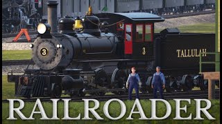 Railroader  gameplay pl 4  No i w końcu wykoleiłem wagon  🛤️🚂🚃🚃🛤️ [upl. by Leelaj]