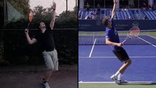 John Isner vs Ruud  Tennis Serve Analysis [upl. by Liliane]