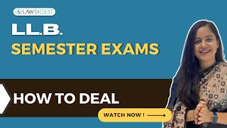 LLB Semester Exams  Law School Tips  How to be successful at Law School [upl. by Bensen]