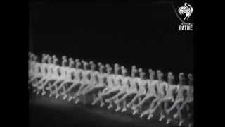 Tiller Girls at the Royal Variety Show 1948 no sound [upl. by Raveaux137]