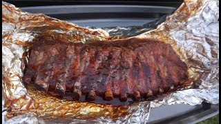 THE BEST SPARE RIBS RECIPE HOW TO SMOKE SPARE RIBS  OUTDOOR COOKING [upl. by Secnarf]