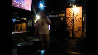 Me singing quotKnock on Woodquot by Amii Stewart on Karaoke Night at Main Stage in Cottonwood Arizona [upl. by Atsillak]