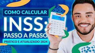 INSS como calcular Tabela INSS 2024 e como calcular desconto do INSS sobre salário [upl. by Rubens]