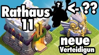 Rathaus 11  NEUER HELD  VERTEIDIGUNG I Clash of Clans [upl. by Buote49]