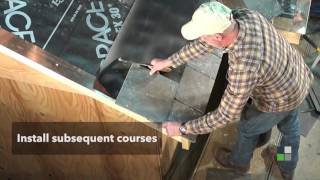 Part 3  Field Slate  Greenstone Slate  SlateTec slate roof Installation system video [upl. by Vena]