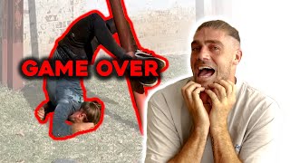 Parkour pro reacts  I should NOT be OK [upl. by Dyson]