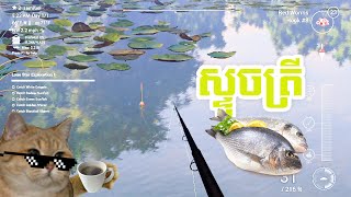 SRgaming games ស្ទូចត្រី​ 😂😂😊✌​ Fishing games play pc [upl. by Nosduj]