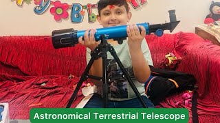 Astronomical Terrestrial Telescope3060 Power 50 mmBest Telescope  Telescope 🔭  Kalpana Giri [upl. by Filomena]