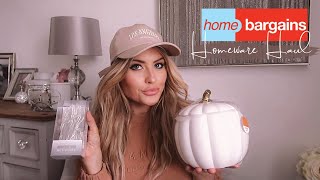 NEW IN HOME BARGAINS SEPTEMBER 2022  AUTUMN HOMEWARE HAUL [upl. by Gnot]