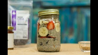 Sattvic Chia Seed Pudding  A Vegan and GlutenFree Dessert [upl. by Cadell107]