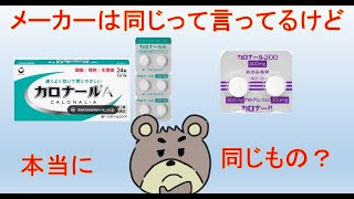 【薬剤科】新発売のカロナールAって医療用と同じなのか薬剤師が試してみた [upl. by Assiroc802]