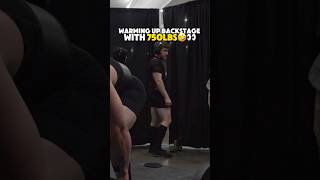 Tysons Competition Reacts to 750LB Deadlift Warmups 😭 deadlift [upl. by Nutsud]