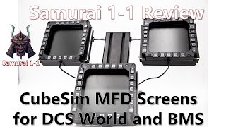 Samurai 11 Review The CubeSim MFD Screens for DCS World and Falcon 40 BMS [upl. by Josler165]