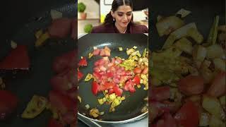 Saled berad recipe by sonam kapoor shortsvideo food yummy rajkumarrao sonam kapoorcelibrities [upl. by Nelrsa]