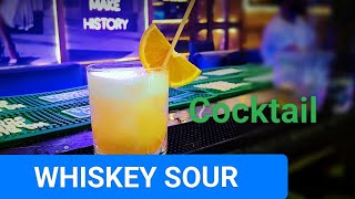 Whiskey sour 🥃 cocktail drink classicocktail alcoholicbeverage whiskey [upl. by Rudin]