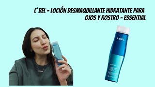 L´bel  Loción desmaquillante hidratante para ojos y rostro todo tipo de cutis – ESSENTIAL [upl. by Federica]