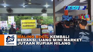 PONOROGO Maling Bocil Kembali Beraksi Uang Mini Market Jutaan Rupiah Hilang [upl. by Wehtta589]