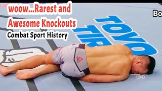 Rarest and Awesome Knockouts in the History of Combat Sports  MMA  boxing [upl. by Shepard200]