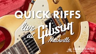 Quick Riffs The Gibson Mary Ford Les Paul Goldtop [upl. by Llejk]