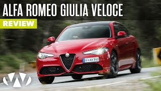 2021 Alfa Romeo Giulia Veloce review  Wheels Australia [upl. by Jessa]