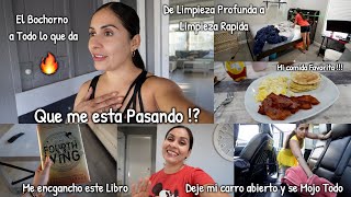 Que me esta Pasando⁉️🥵 Limpieza de 30 Minutos Quedo todo Mojado🌧️ Mi Comida Favorita Libro Viral📔 [upl. by Arretal178]