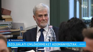 Szolgálati emlékérmeket adományoztak – Erdélyi Magyar Televízió [upl. by Doralynn]