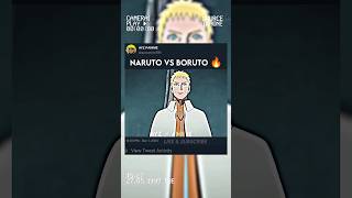 Naruto Vs Boruto 🔥  shorts naruto [upl. by Ococ]