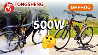 Tongsheng TSDZ2 or Bafang BBS02B  500W Middrive Comparison Which one to choose [upl. by Arannahs969]