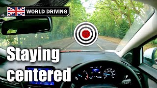 Staying Centered in Your Lane When Driving  Simple Tips [upl. by Sarette]