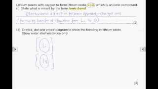 How2 Draw an ionic dotandcross diagram [upl. by Odnam948]