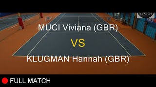 MUCI Viviana GBR VS KLUGMAN Hannah GBR  Open Super 12 Auray 2020 [upl. by Oettam433]