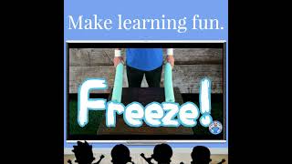 Summer Break Kids Freeze Dance Consonant Blends Pool noodles [upl. by Zerep]