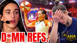 Caitlin Clark HAMMERS WNBA Referees after Getting BEAT UP on Court Tells Fever Fans DONT GIVE UP [upl. by Nibbor]