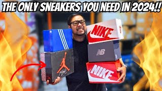 REAL TALK TOP 5 SNEAKER ESSENTIALS OF 2024 THE ONLY TYPES OF SNEAKERS YOU NEED [upl. by Nodnerb]