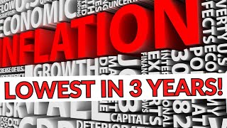 Inflation drops to 3 year low What does this mean for your interest rates [upl. by Nosnej]