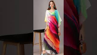 Stylish Silk Kaftan Dress For Women  Caftan dress [upl. by Ahsircal]