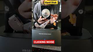 😭 HARD DISK CLICKING NOISE  A DYING HARD DISK  shorts [upl. by Llezom]