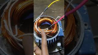 1 hp water pump Motor coil connection betarjogot shortvideo shorts short [upl. by Ylrehs]