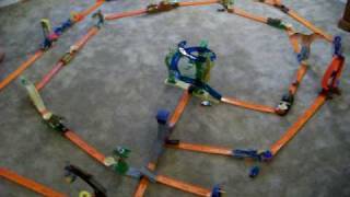 HOT WHEELS MASSIVE TRICK TRACKS SETUP [upl. by Eelnodnarb52]