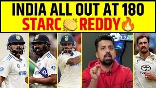 🔴INDIA VS AUSTRALIA 2ND TEST NITISH KUMAR REDDY SAVIOUR FOR INDIA STARC IS BACK [upl. by Woodford]