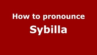 How to pronounce Sybilla American EnglishUS  PronounceNamescom [upl. by Emmons]