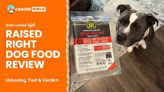 Raised Right Dog Food Reviews HumanGrade Pet Food Tested By Our Dogs [upl. by Enilaf]